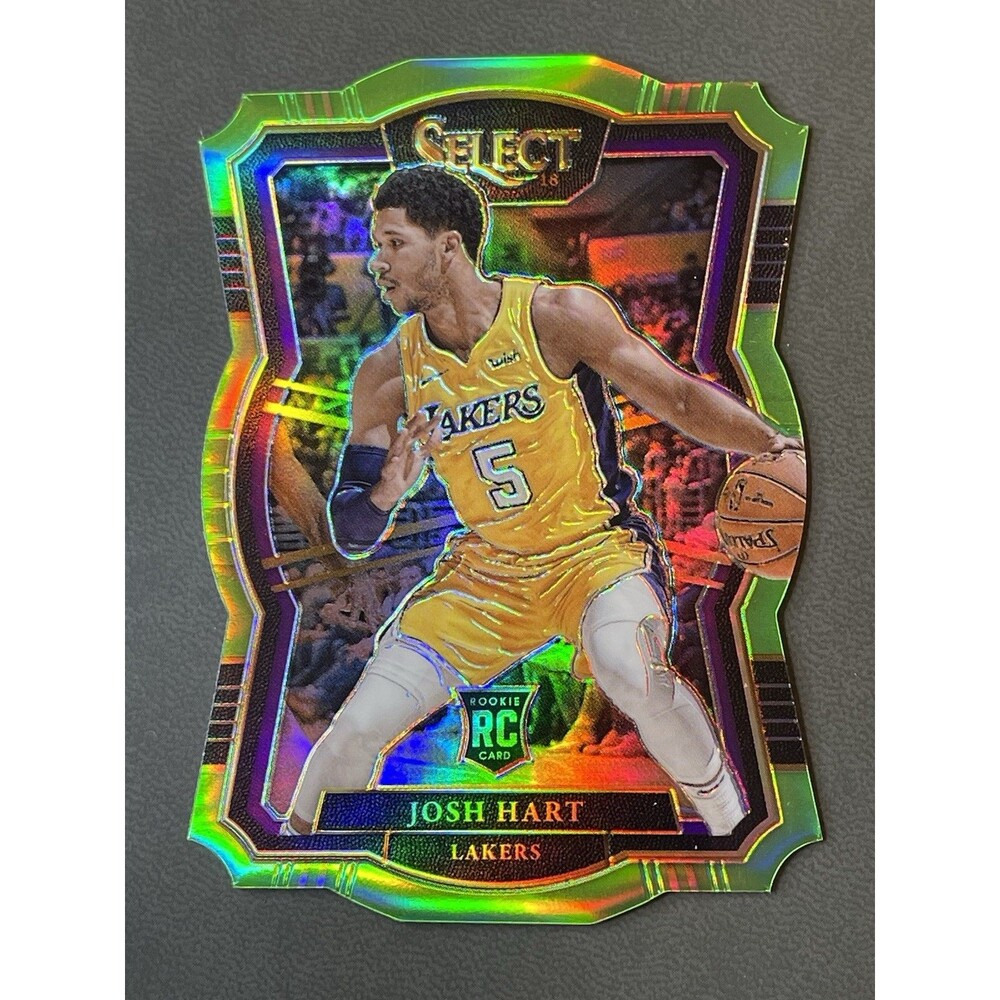 2017-18 Panini Select Prizm Die Cut RC #130 Josh Hart Knicks /65 Lime Green